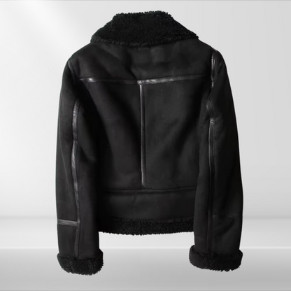 Madeleine – Veste bomber en Sherpa pour femmes