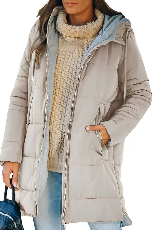 Lesley - Elegante Steppjacke mit Kapuze für Damen