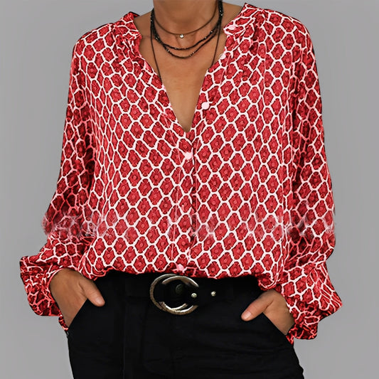 Angelle - Chemise décontractée et ample pour femmes