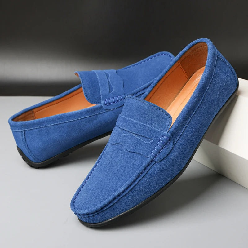 Alex – Mocassins en Daim au Style Intemporel
