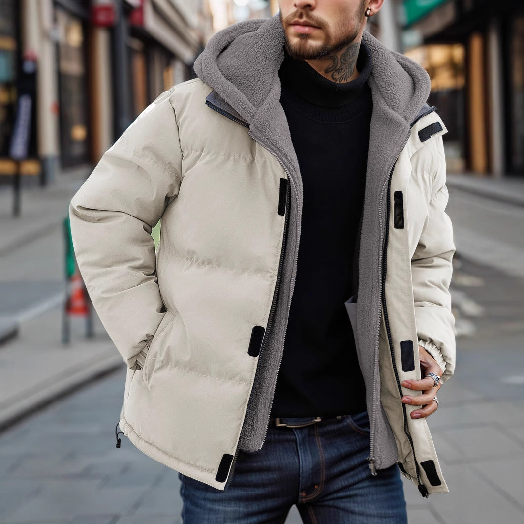 Ritchie - Warm hooded coat for men