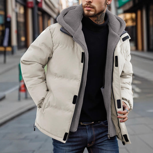 Ritchie - Warm hooded coat for men