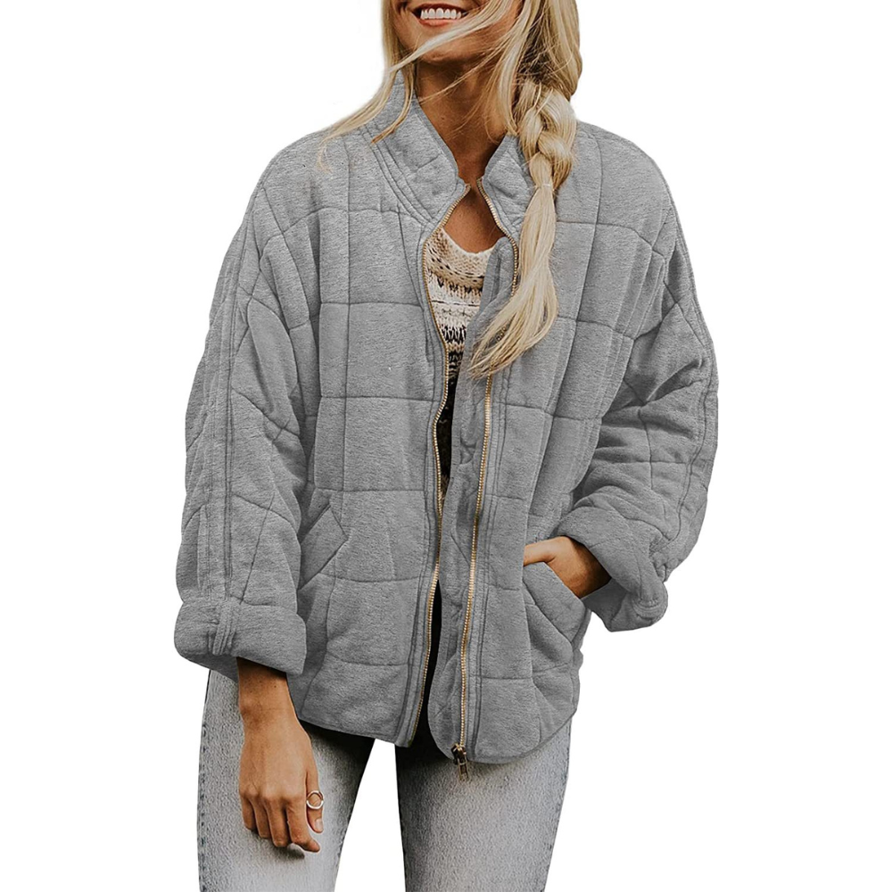 Jordana - Grande veste matelassée avec poches pour femmes