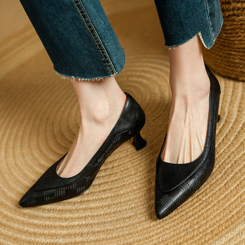 Charlotte - Talons Élégants à Bout Pointu