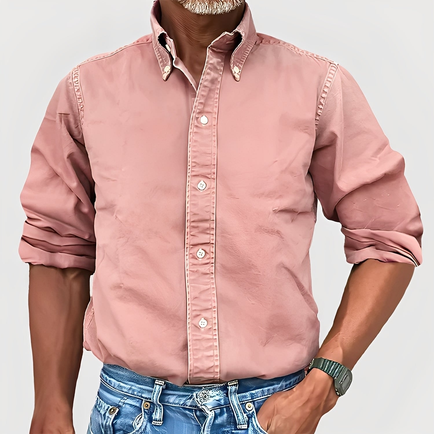 Martin - Chemise homme manches longues et style classique