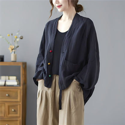 Shelia - Veste courte large avec poches