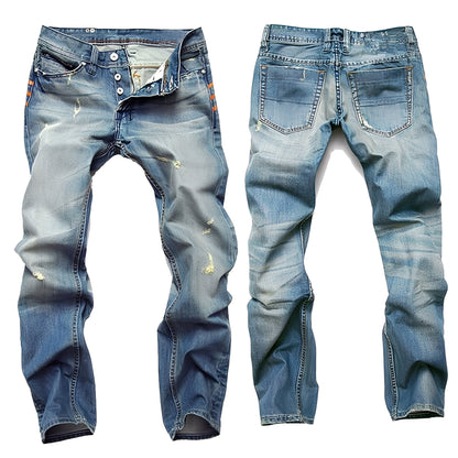 Kaleb - Jeans classiques avec déchirures pour hommes