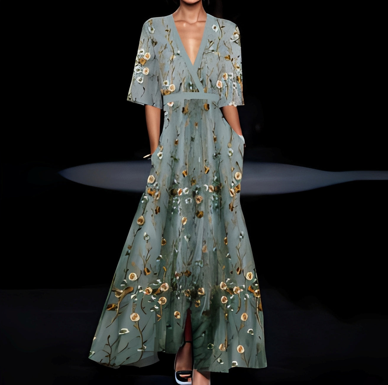Susan - Élégante robe à manches courtes pour femmes