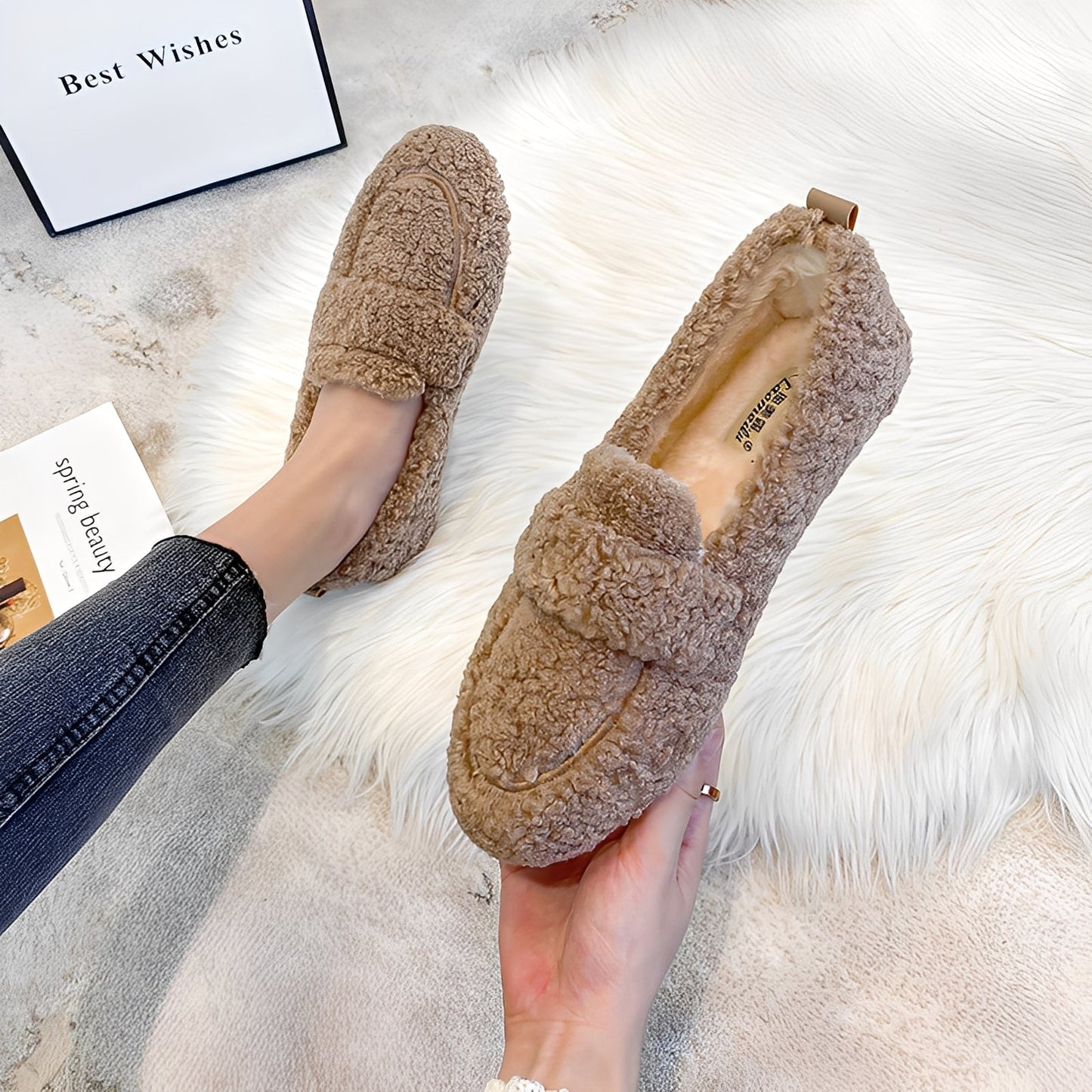 Mara - Mocassins d'hiver chauds pour femmes