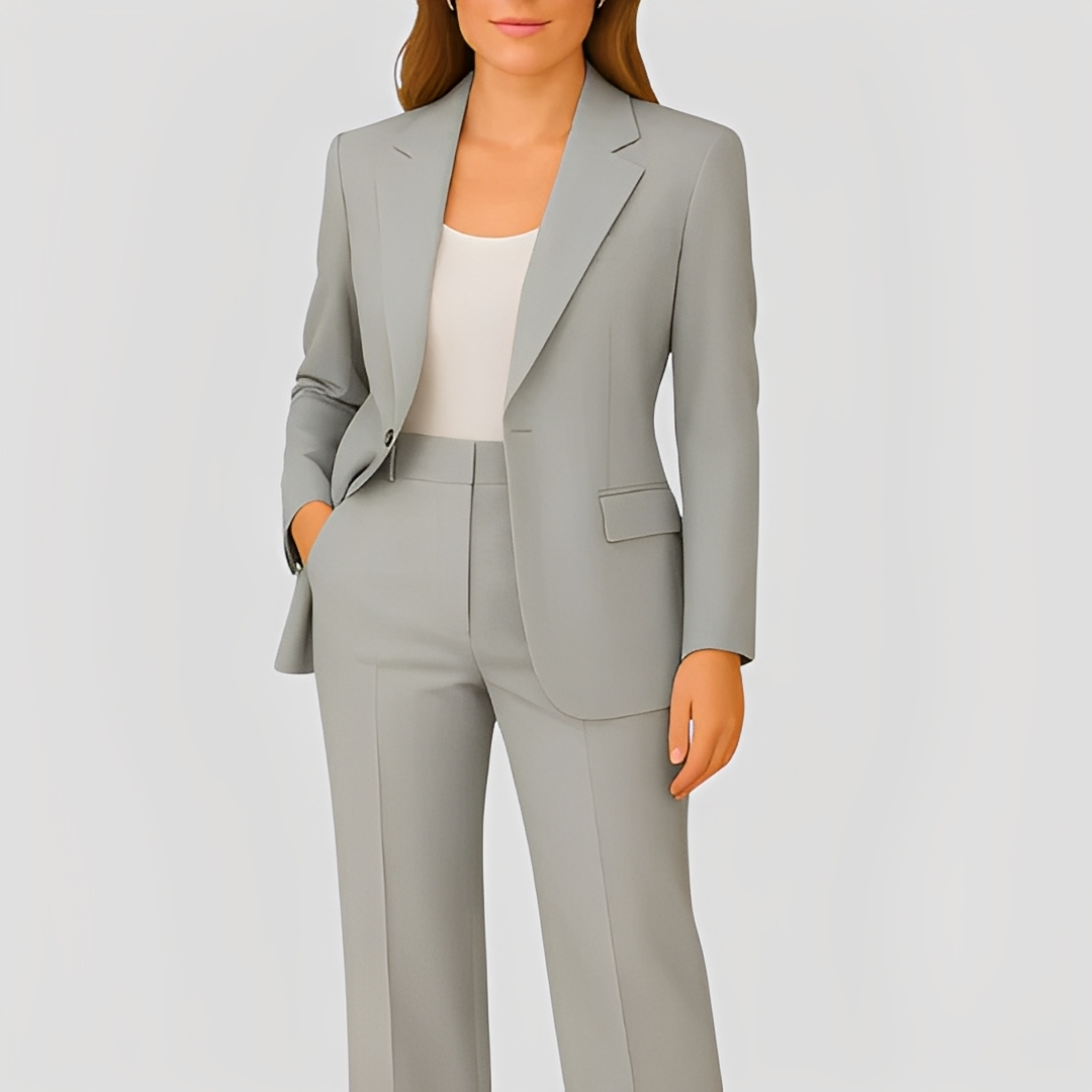 Maeva - Damenensemble mit elegantem langem Blazer und Hose