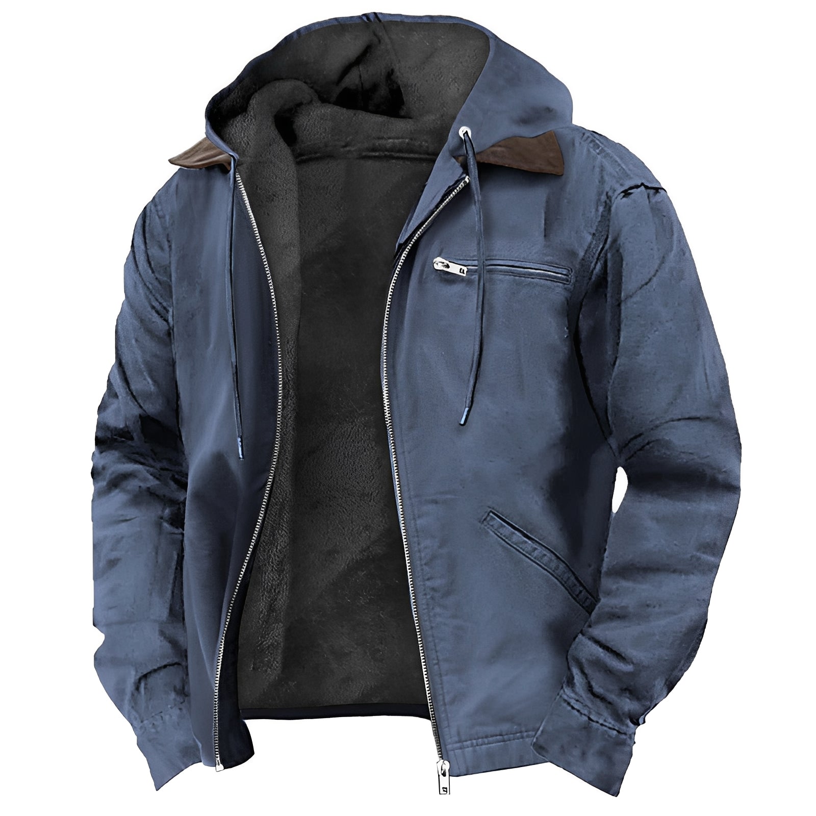 Mickaël – Manteau élégant avec poche zippée pour homme