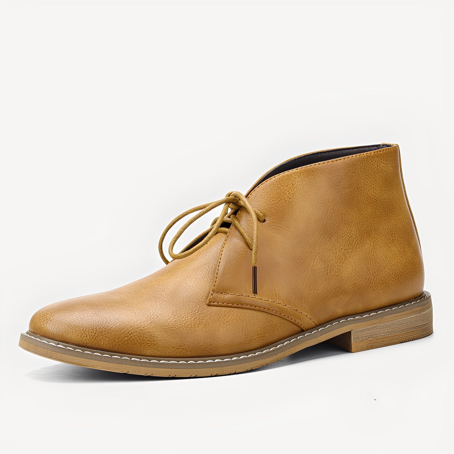 Kendrick - Grandes bottes classiques en cuir pour hommes