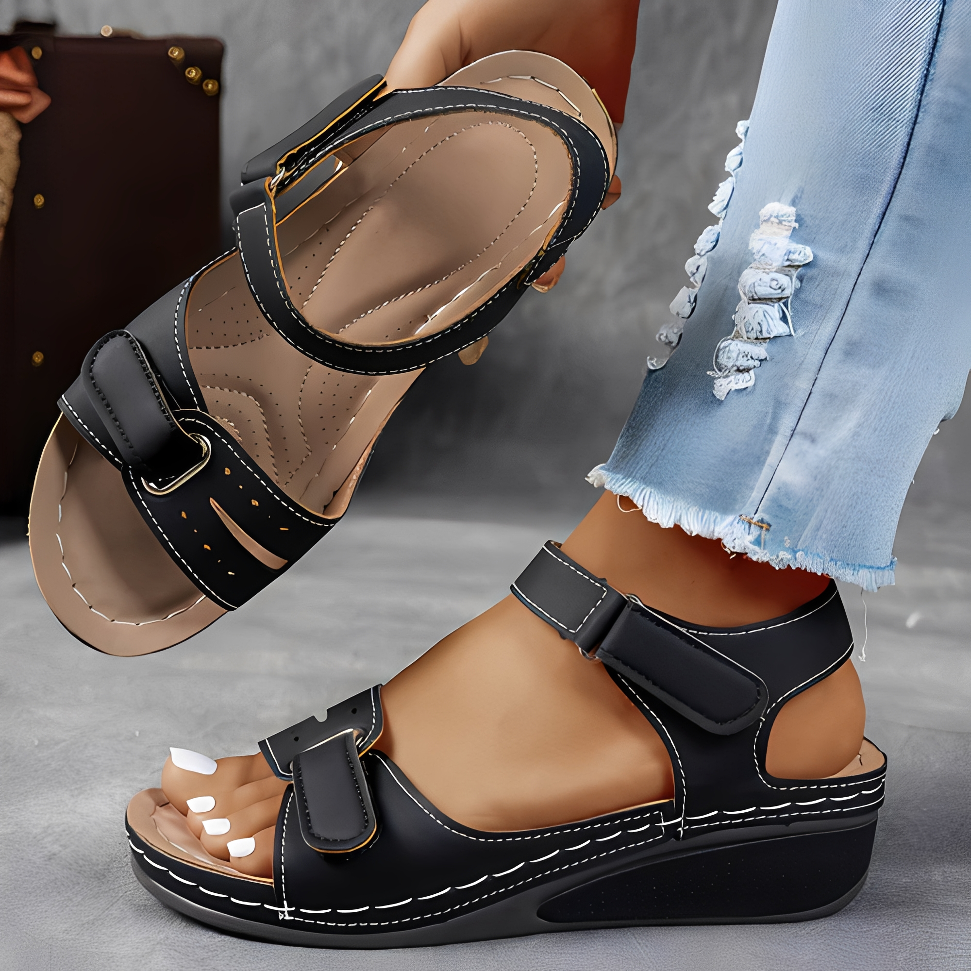 Kayna - Sandales d'été à la mode pour femmes