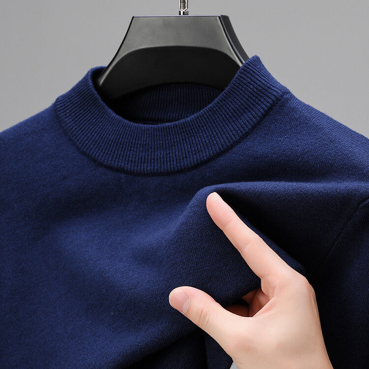 Giorgio - Pull en cachemire pour homme avec ourlet inférieur