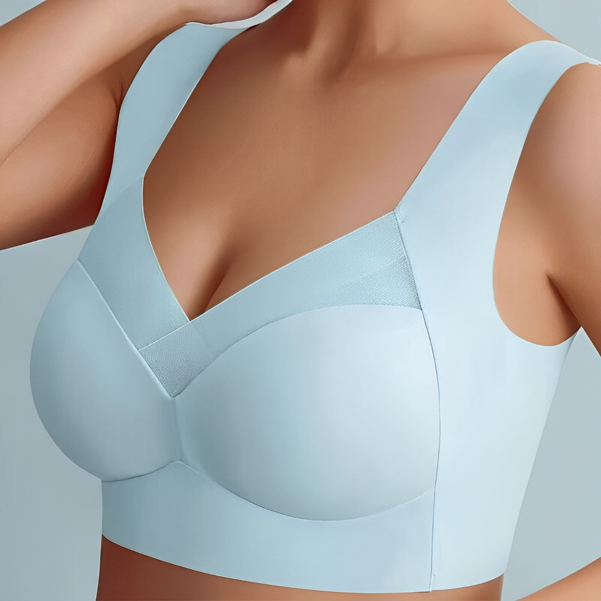 Sigrid - Soutien-gorge sans couture et confortable pour femme, 1+1