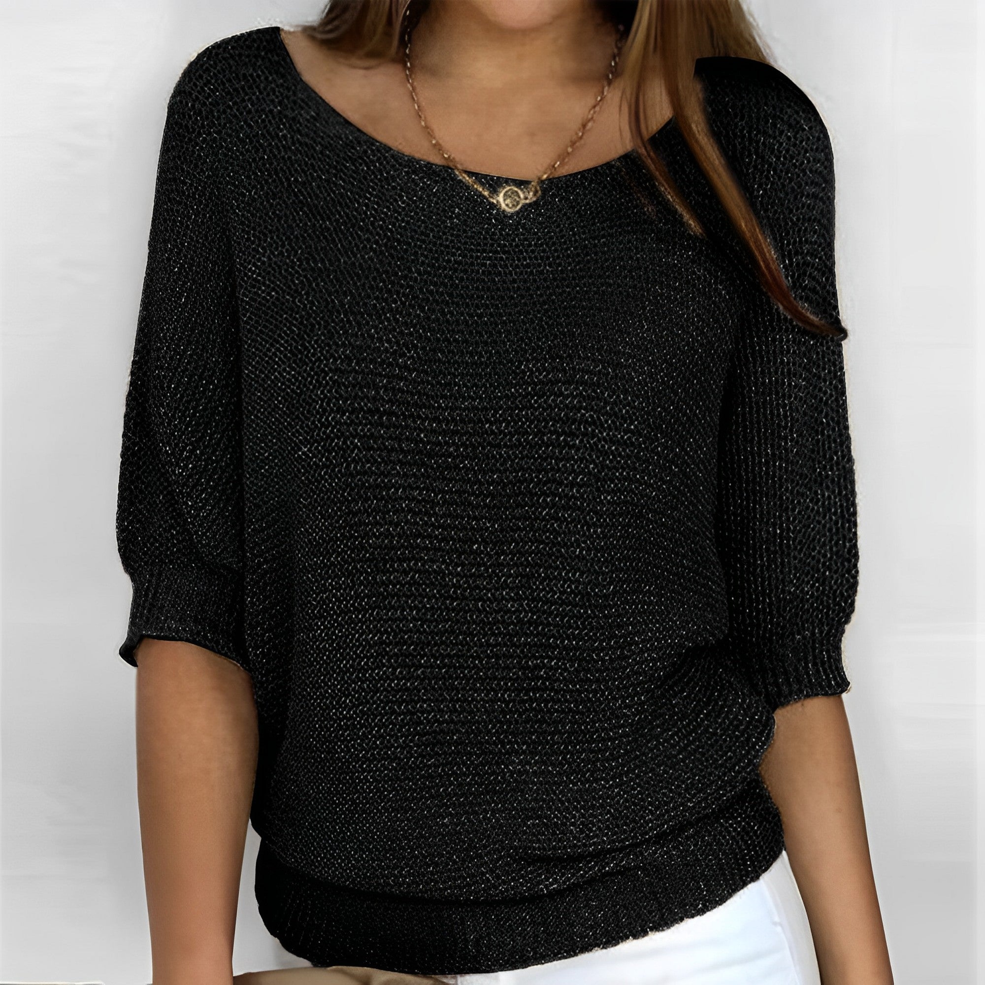 Leonie - Pull stylé à col rond