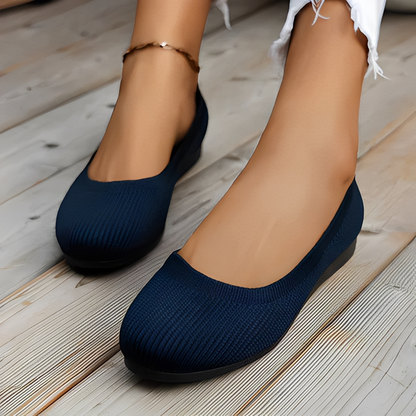 Karryle - Chaussures confortables pour femmes avec bout rond
