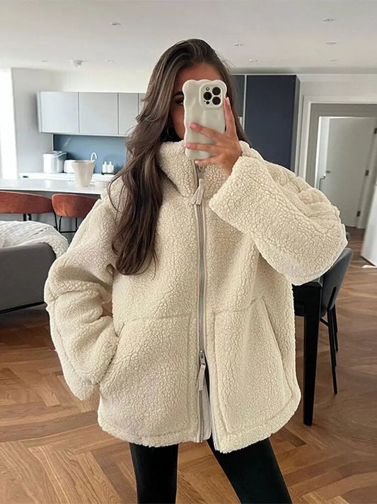Desireé - Veste en Teddy