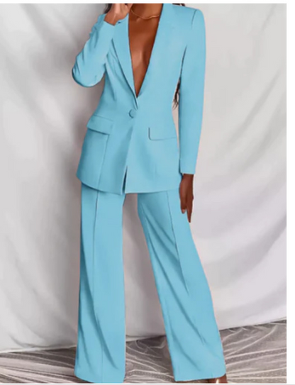 Marva - Tailleur blazer et pantalon pour femme