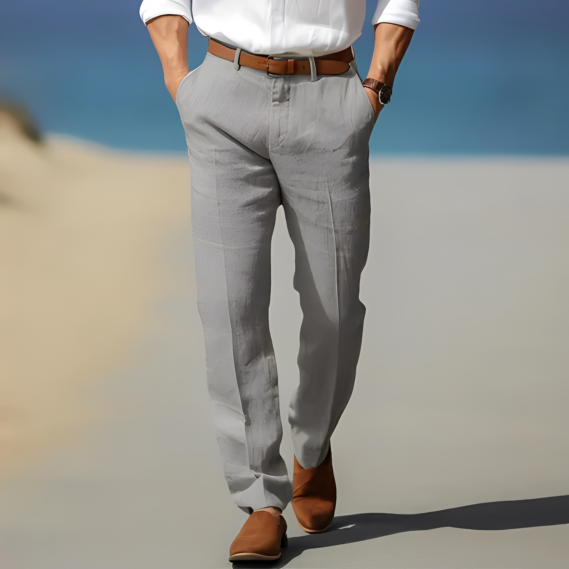 Kyle - Pantalon homme décontracté à la cheville
