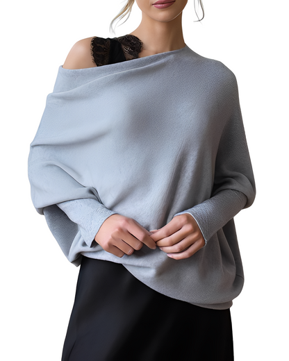 Gabrielle - Trendy sweater for women with bare shoulders