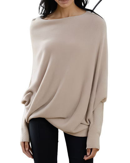 Gabrielle - Trendy sweater for women with bare shoulders