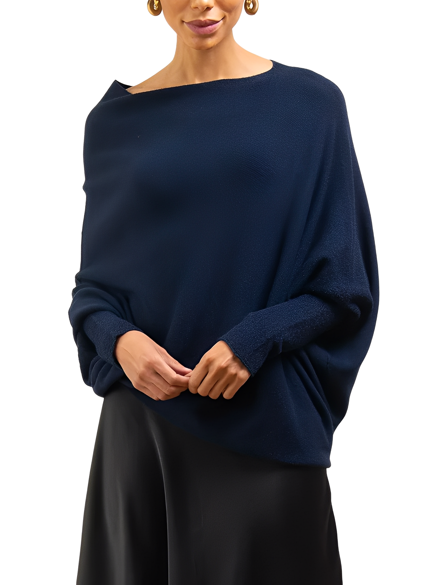 Gabrielle - Trendy sweater for women with bare shoulders