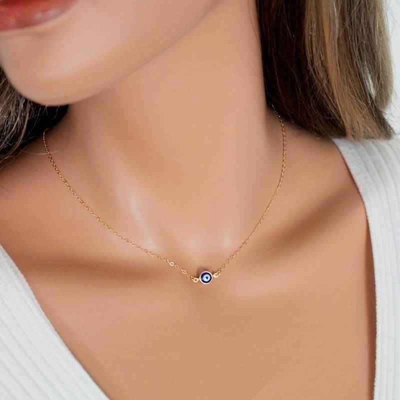 Collier vintage Œil Malin - Collier avec l'Œil Malin