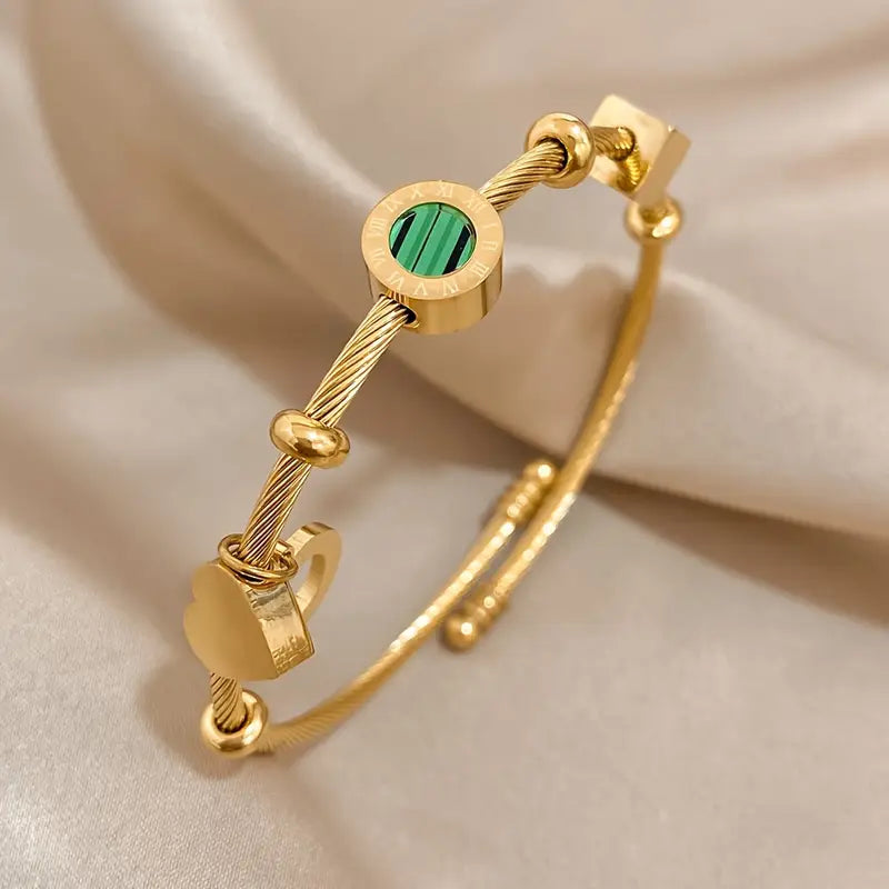 Rhian – Bracelet doré de signature