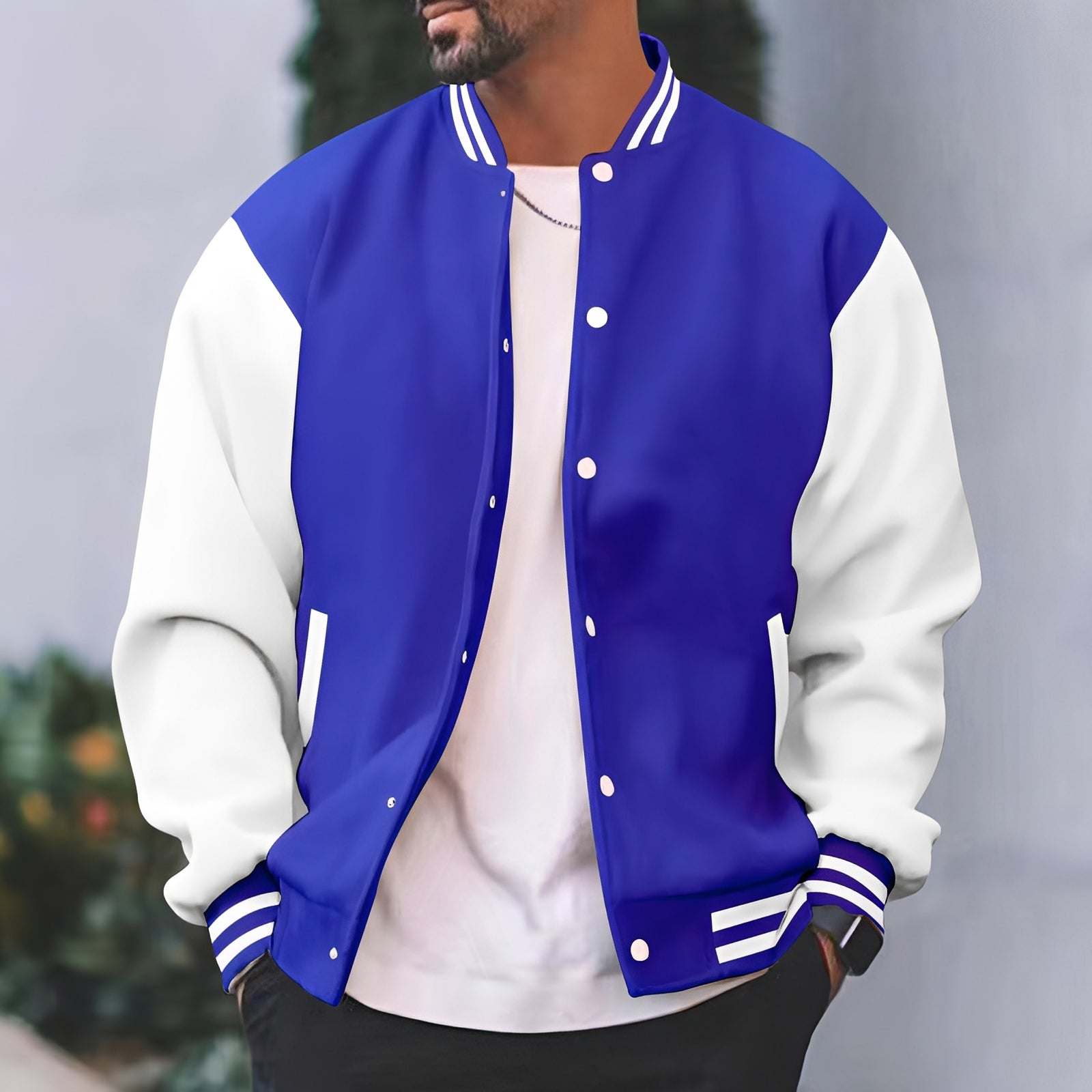 Greg - Blouson bomber stylé et ample pour hommes