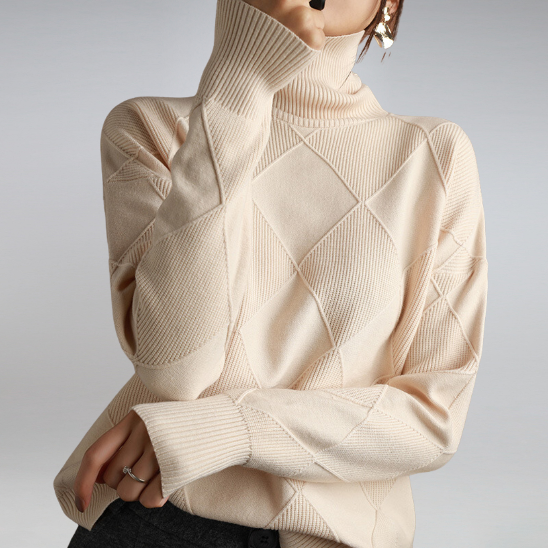 Camille - Pull à col roulé pour femme