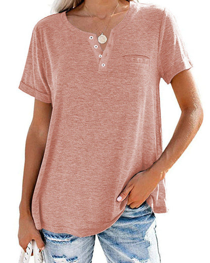 Élodie – Chemise Femme à Manches Courtes