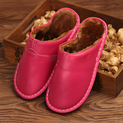 Xavier - Warme Hausschuhe aus Baumwolle für Herren