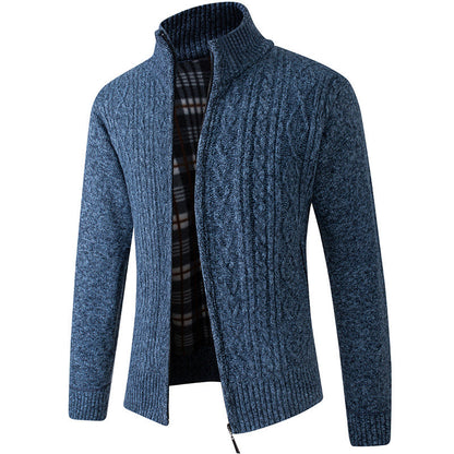 Jeffery - Cardigan tendance en velours pour homme