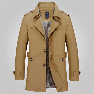 Hanzo - Manteau long d'hiver chaud pour homme