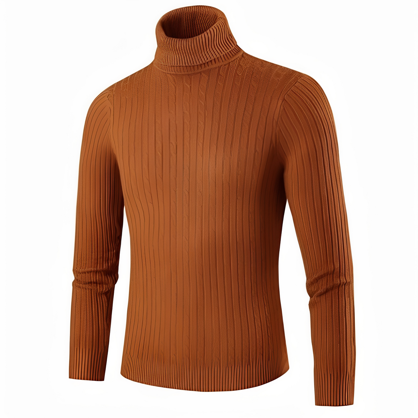 Patrick - Elegant knitted sweater with a turtleneck for men