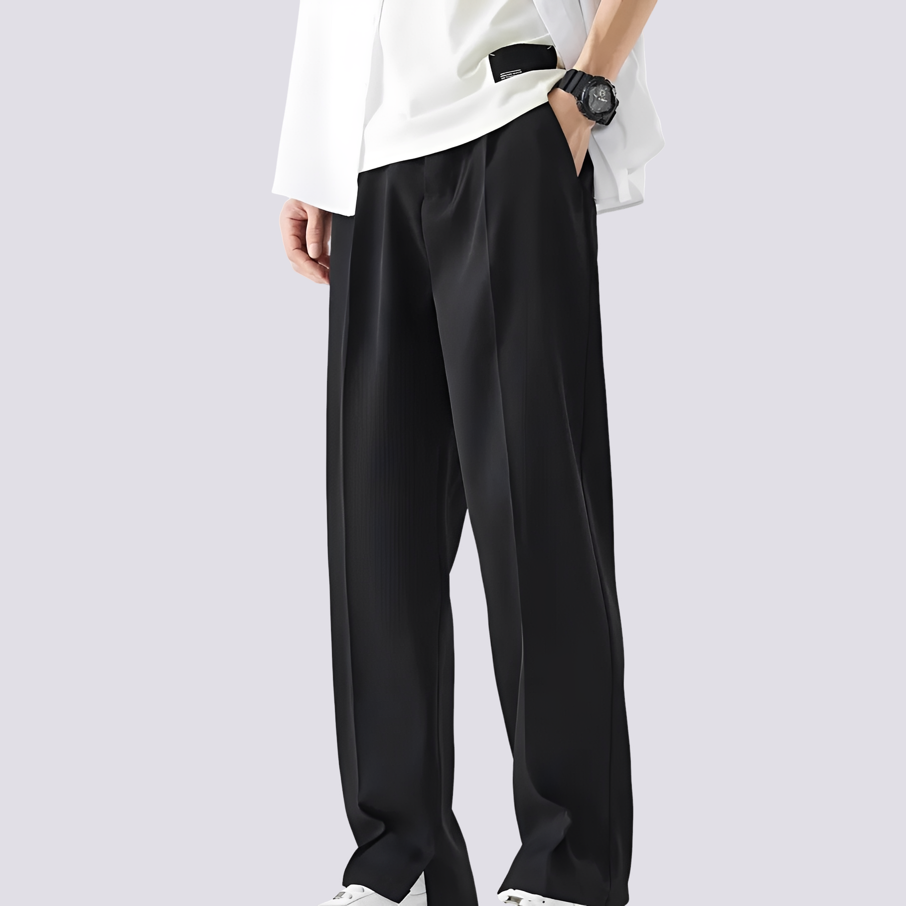 Carlo - Pantalon Ample Droit
