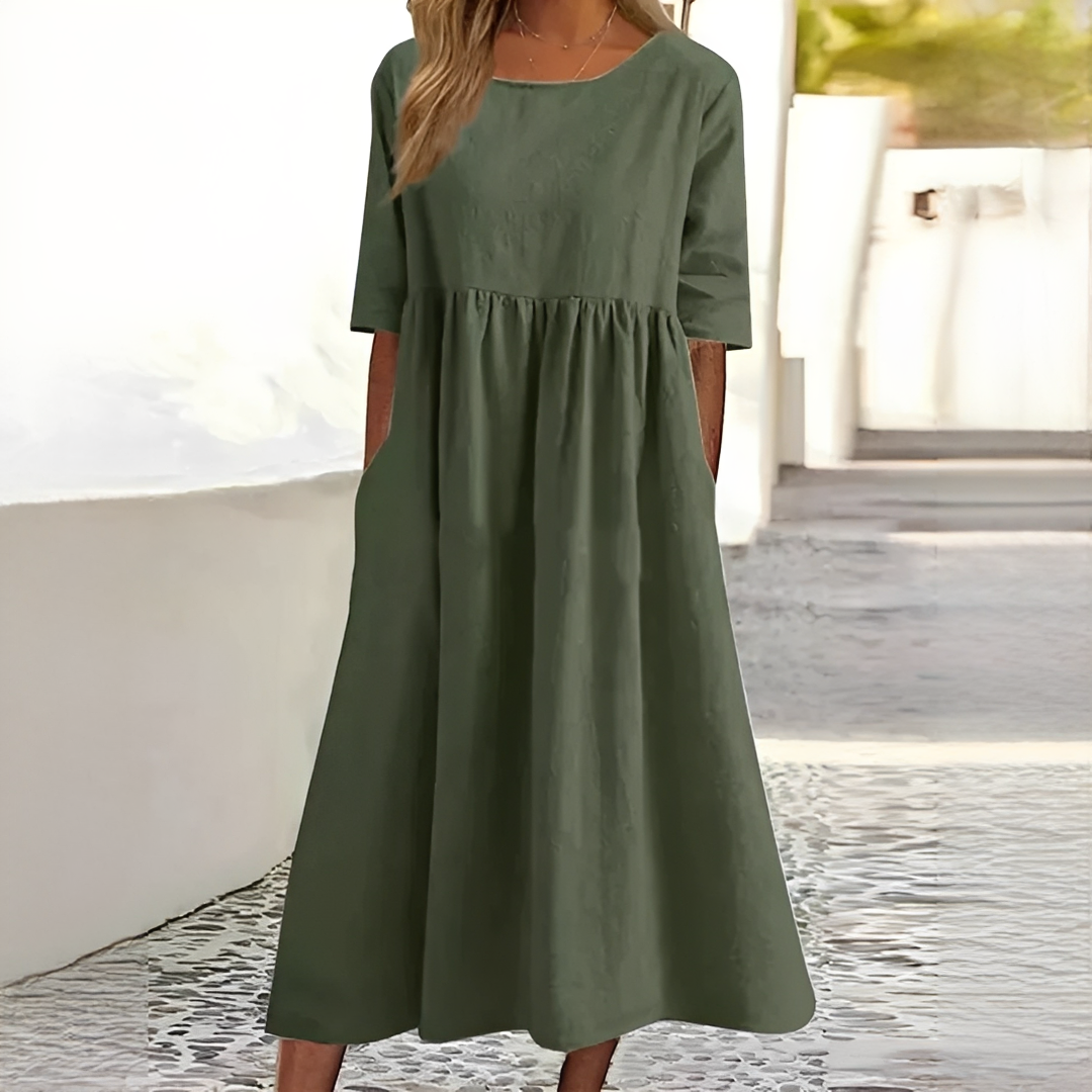 Ivanna - Robe d'été simple pour femmes