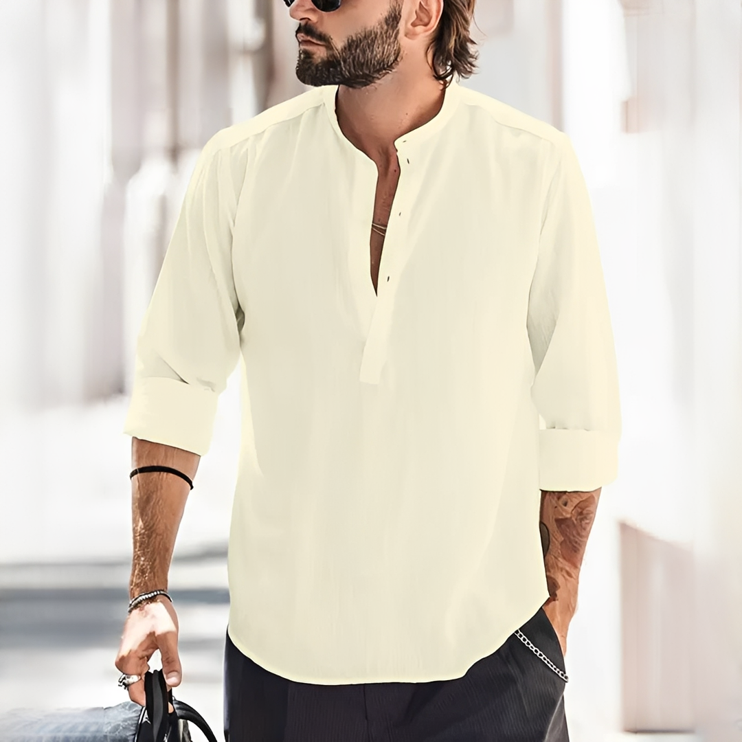 Enrico - Chemise homme d'été, légère et à la mode