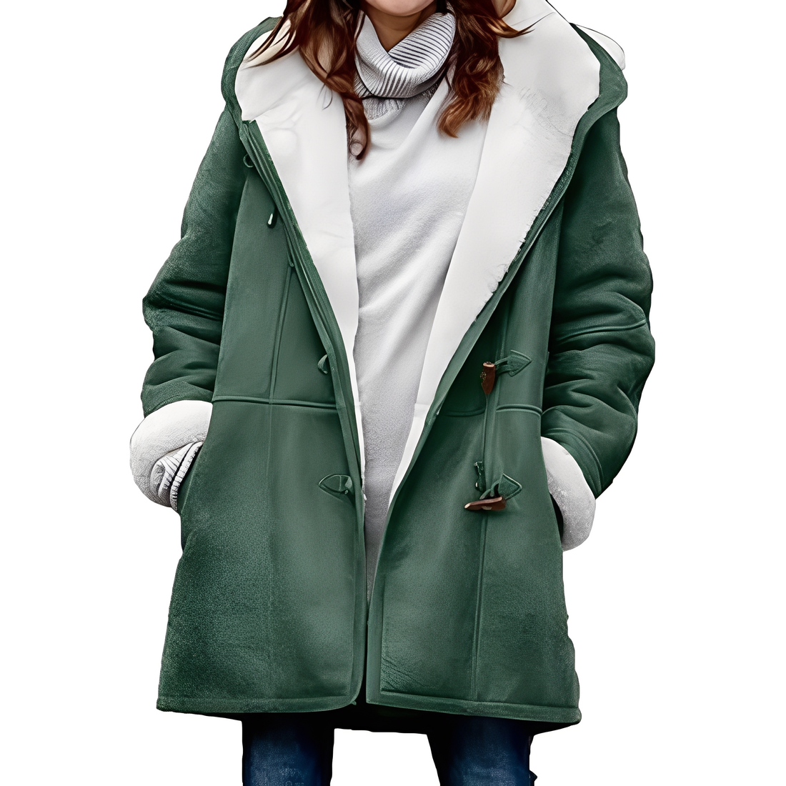Madilyn - Manteau décontracté et chaud avec capuche