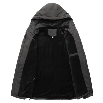 Karl - Veste polaire à capuche pour hommes, très polyvalente