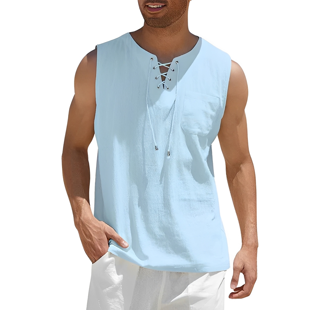 Junziem - Chemise estivale légère et à la mode pour homme