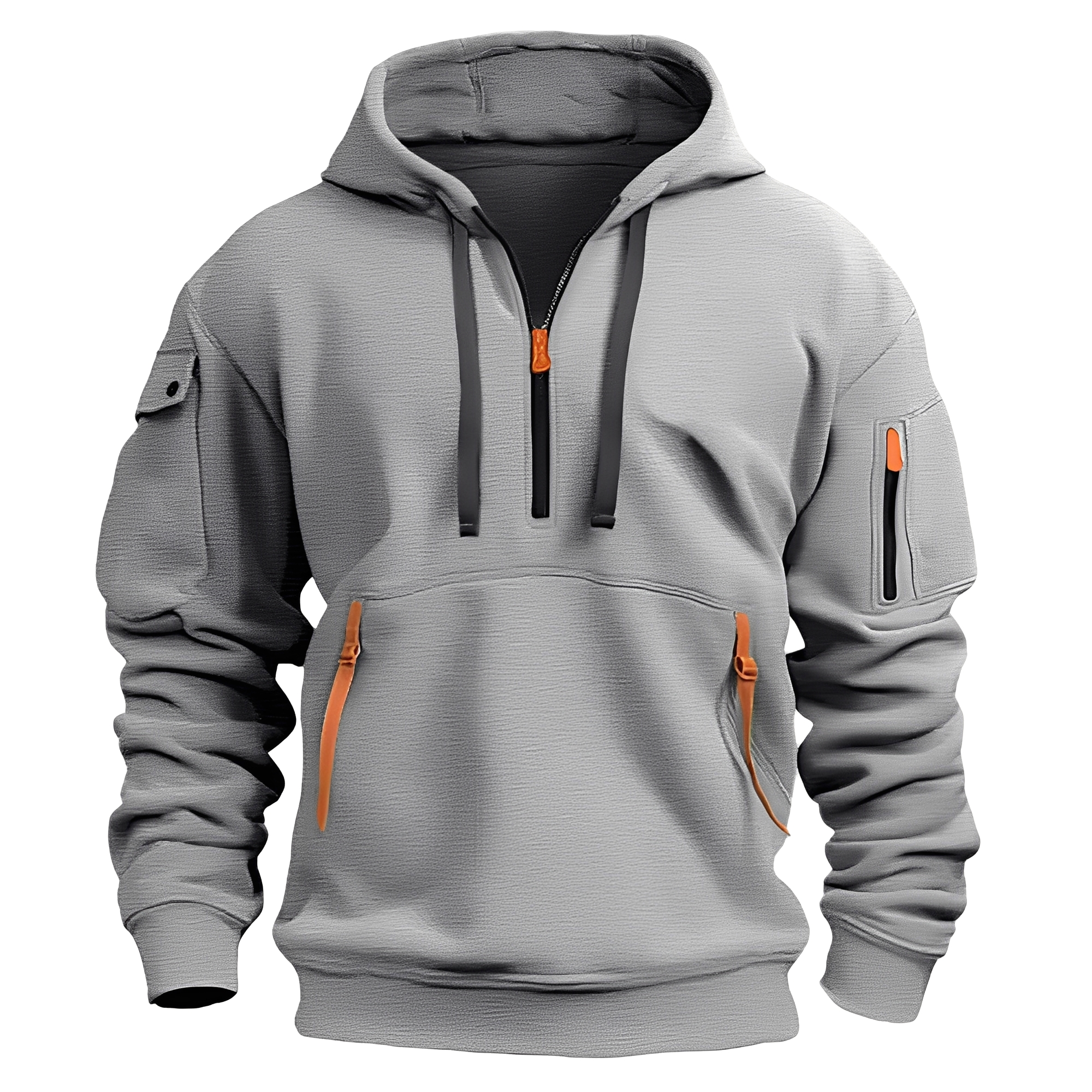 Norton - Sweat à capuche moderne avec zip pour hommes