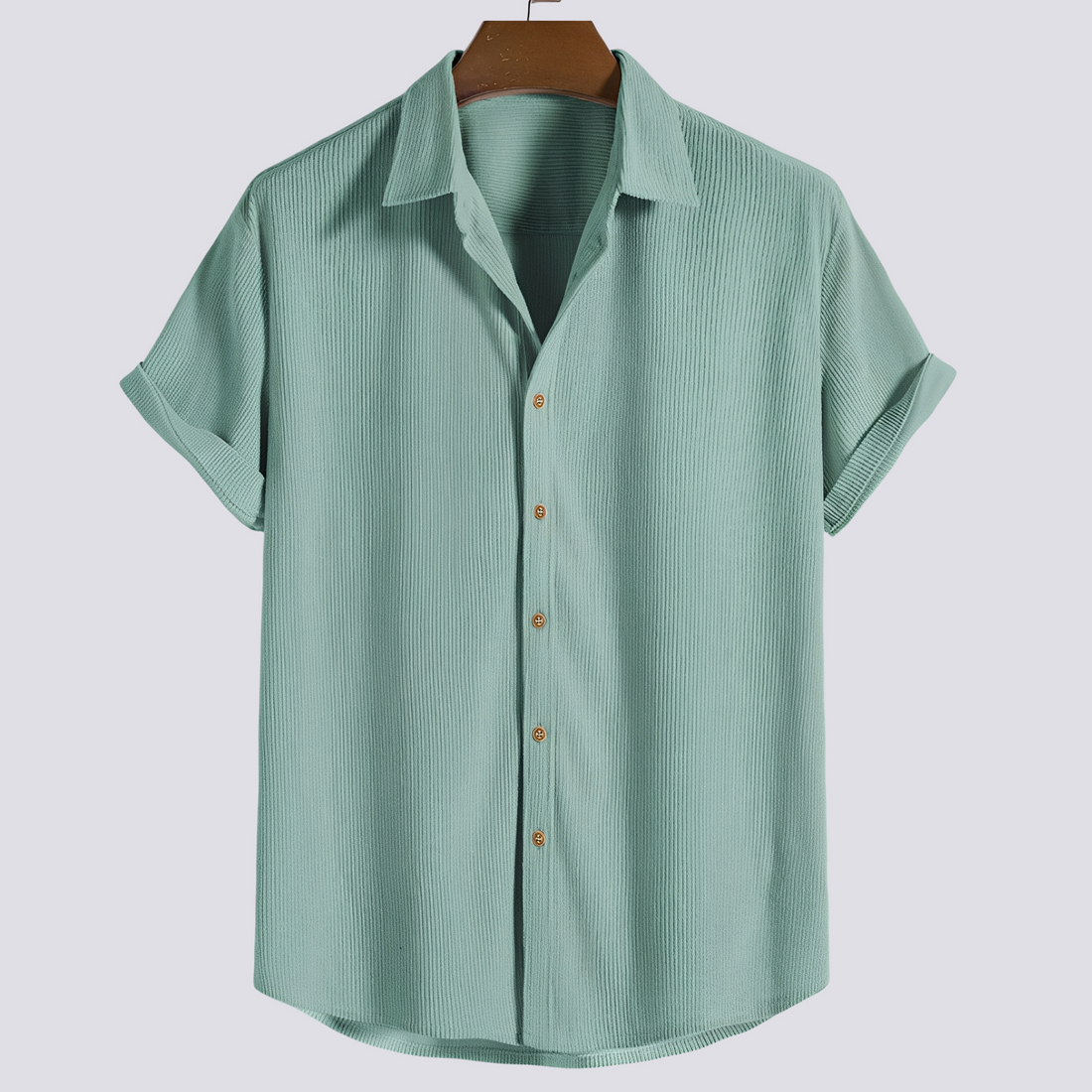Kierce - Chemise décontractée à motif pour hommes