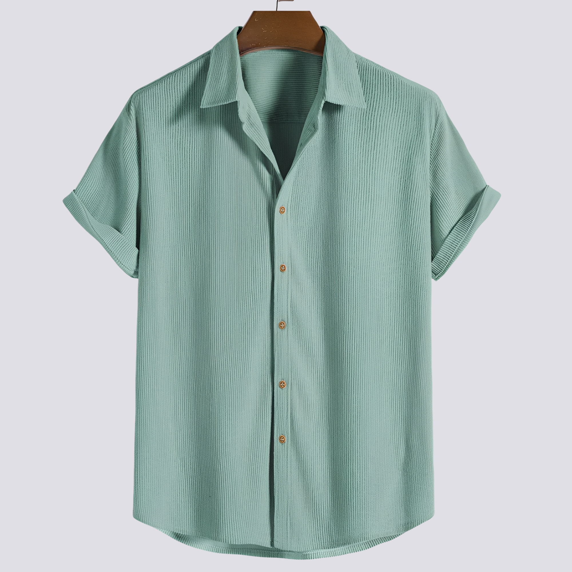 Kierce - Chemise décontractée à motif pour hommes