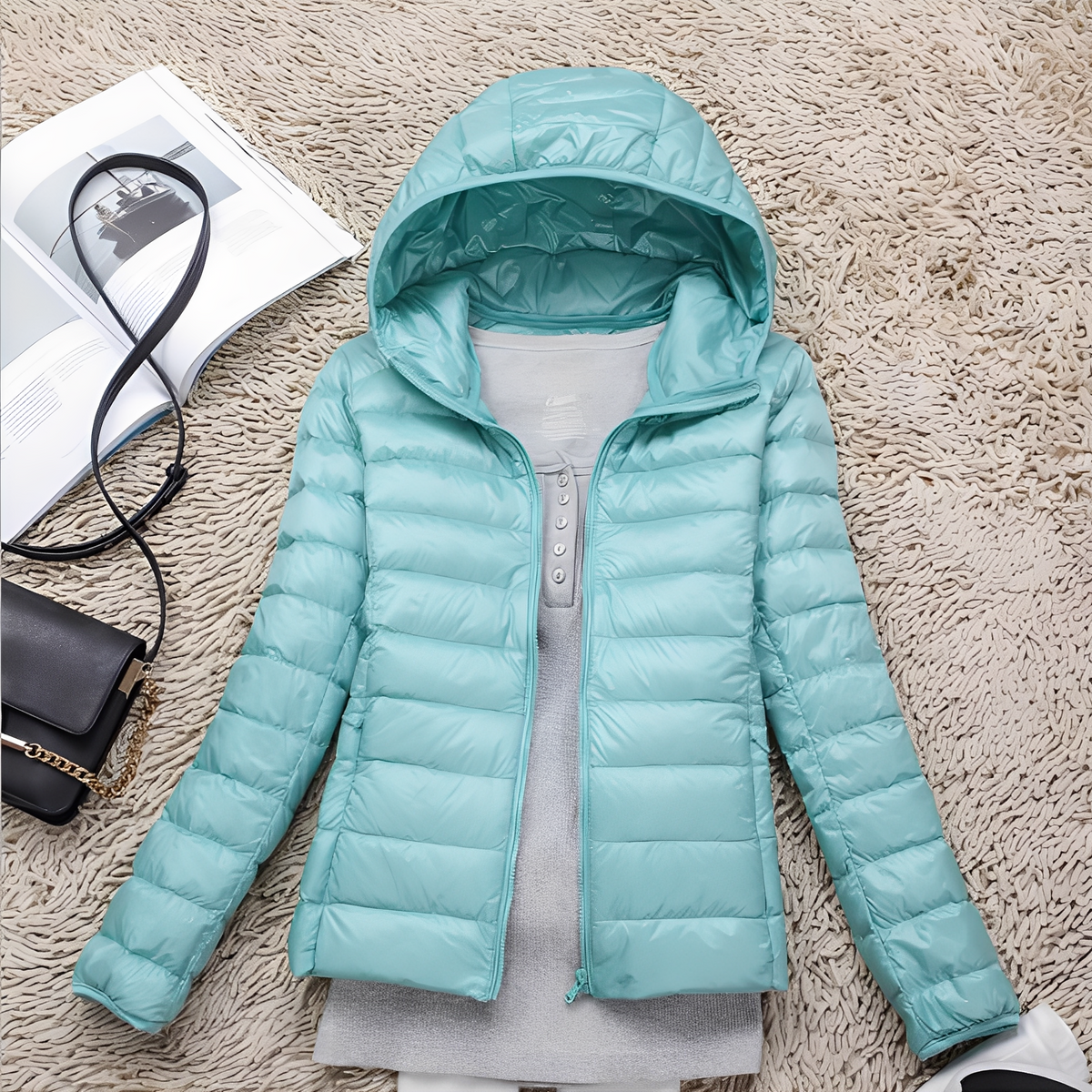 Lyndsay - Veste confortable et élégante avec capuche