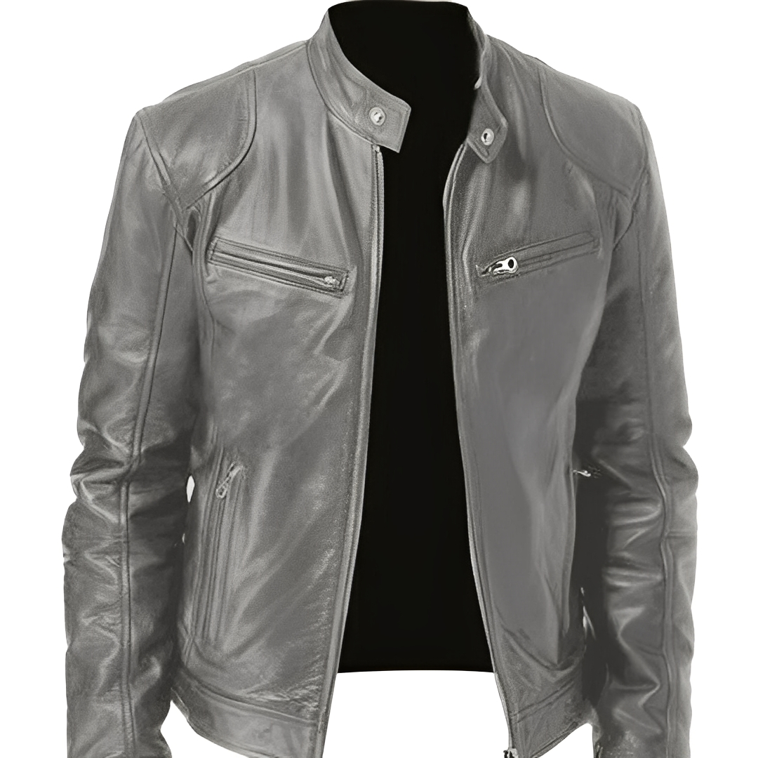 José - Blouson solide avec zip