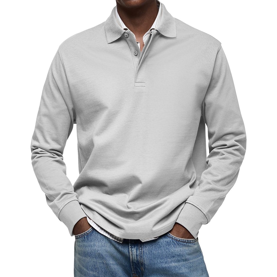Argus - Polo pour homme à manches longues