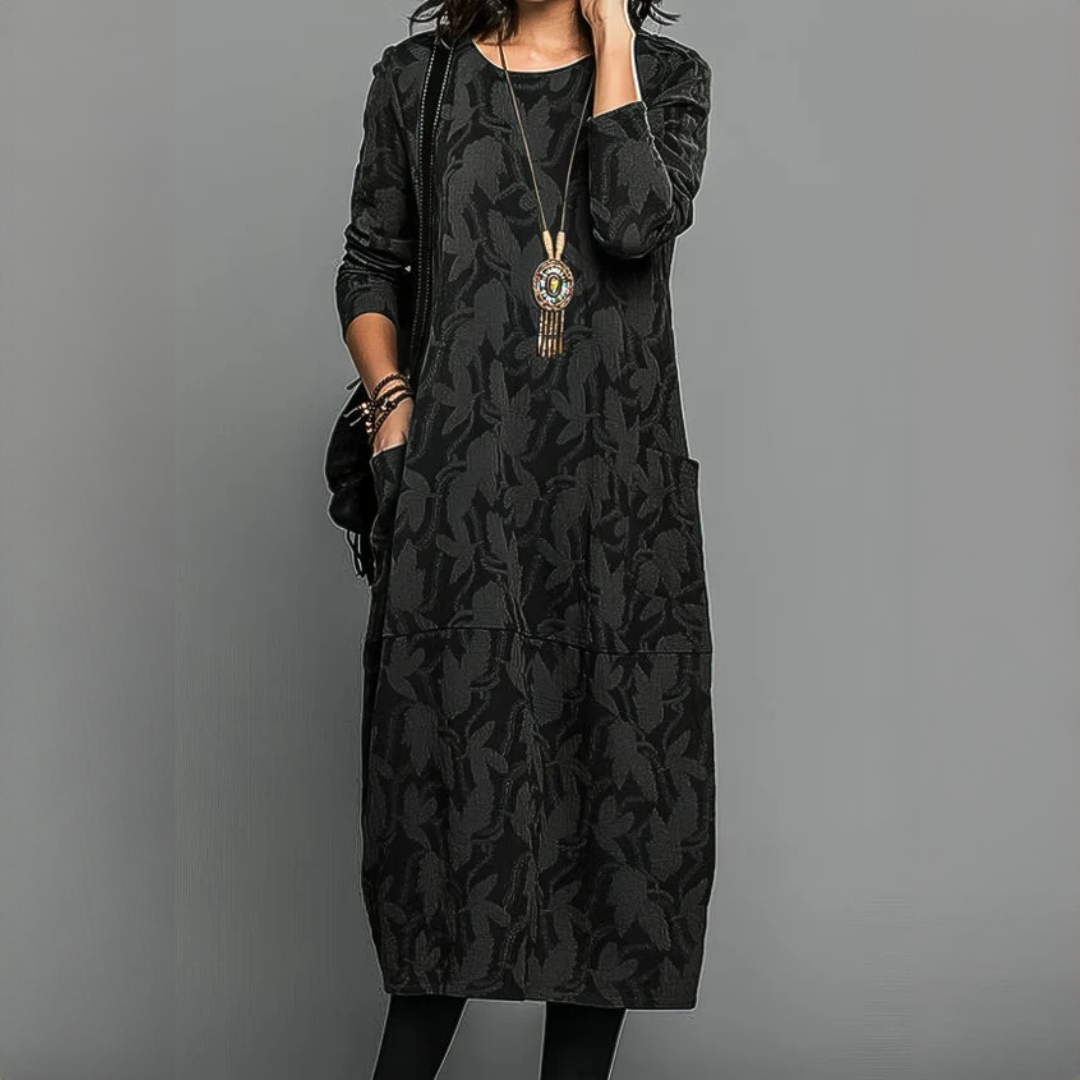 Alisha - Robe élégante à manches longues