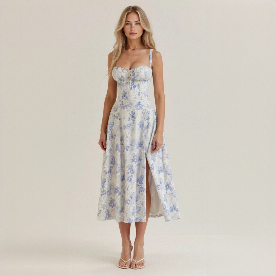 Liana - Robe midi raffinée